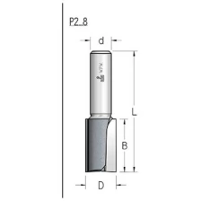 Фреза WPW (ВПВ) P261902 пазовая D19 B38 Z2 хвостовик 12