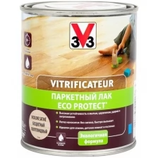 Лак акриловый V33 ECO PROTECT 107855, для паркета, полуглянец, дуб, 2,5л